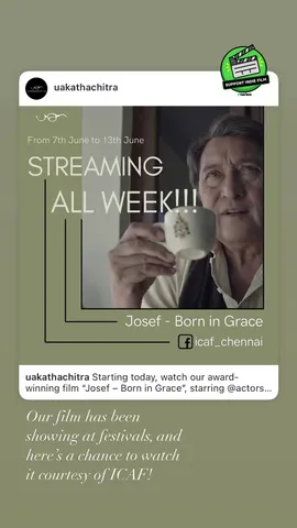 Our film has been showing at festivals, and here's a chance to watch it courtesy of ICAF!